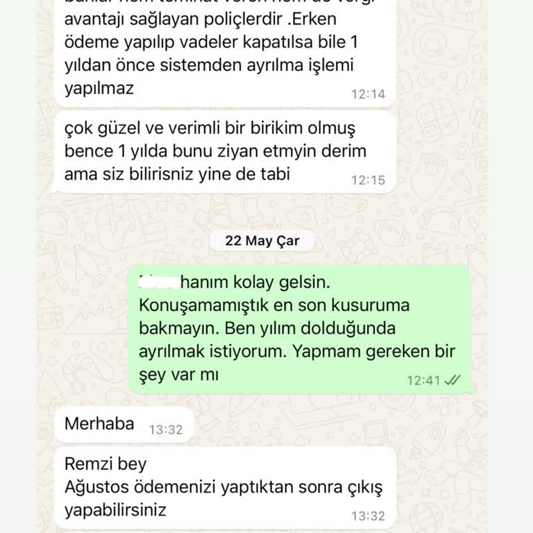 Viennalife Ana Paramı İade Etmiyor