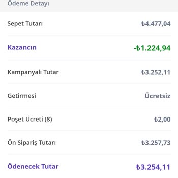 Getir Gelmeyen Ürünü Teslim Etmiş Gösteriyor