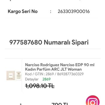 Tarz Parfüm Sipariş No: 977587680-s