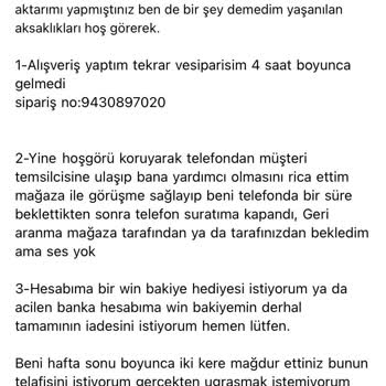 Cepte Şok Market Paramı İade Etmiyor