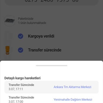 hepsiJET 16 Gündür Hepsiburada Ankara TM Den Gelemeyen Ocak