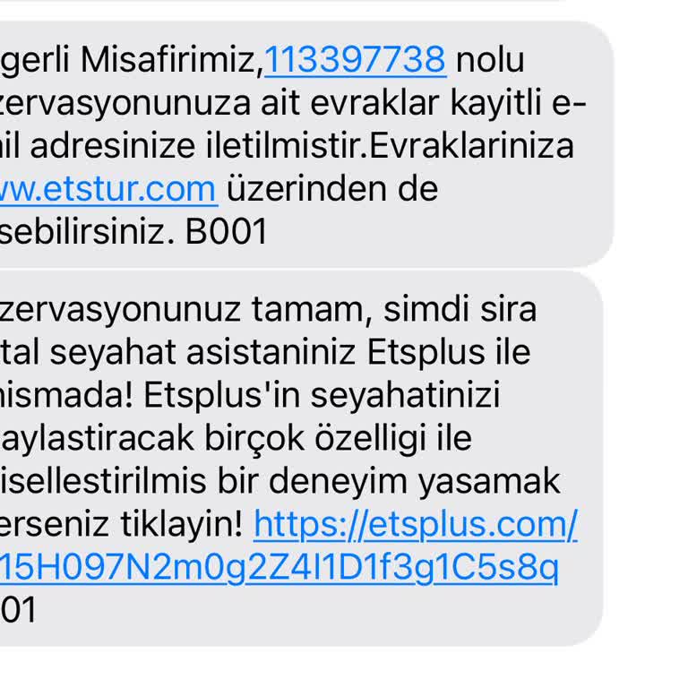 ETS Tur Müşteri Mağduriyeti