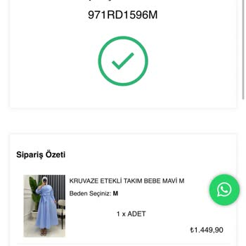 Miqa Butik Sipariş Teslim Edememesi