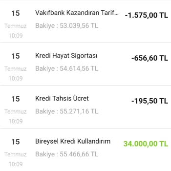 VakıfBank Kazandıran Tarife Ücreti