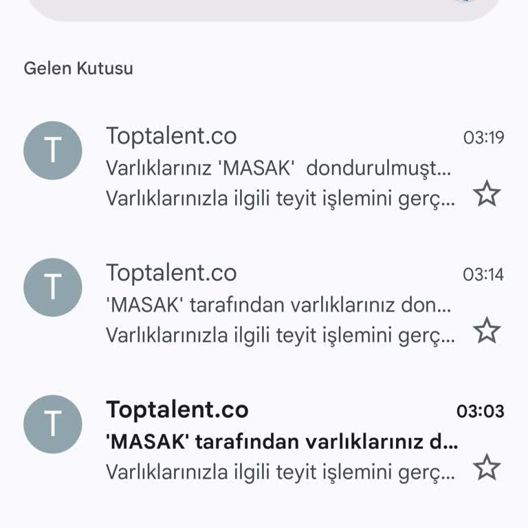 Binance Varlıklara El Konulmuş Uyarısı