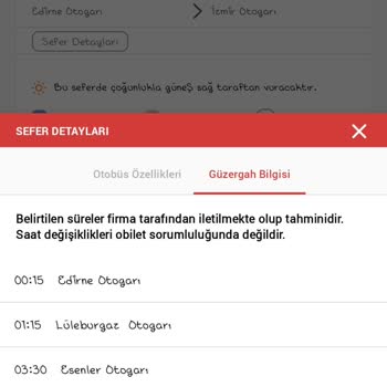 Nilüfer Turizm Güzergah Bilgisi Hatalı