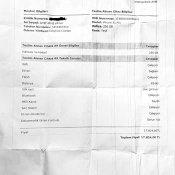 EasyCep Firması Ödeme Yapmıyor