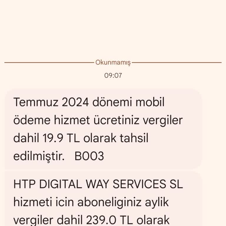 Vodafone İzinsiz Htp Dijital Way Servisi
