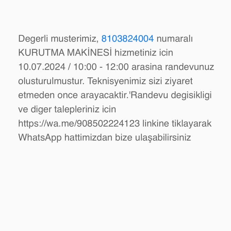Vestel Kurutma Makinesi Kurutmuyor