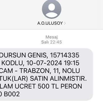 Ali Osman Ulusoy Bagaj Kaybı Ve İlgisiz Hizmet