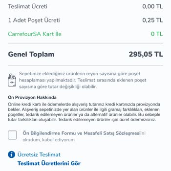 Carrefour SA Ürünlerimi Teslim Etmedi Stok Yetersizliği Yüzünden