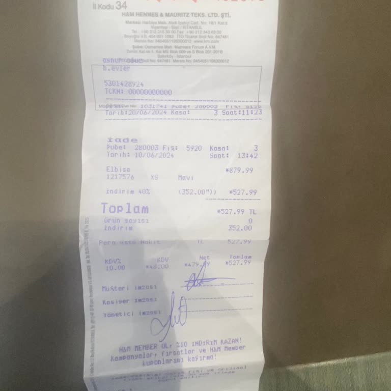 H&M İade Yapamayan Bir Firma