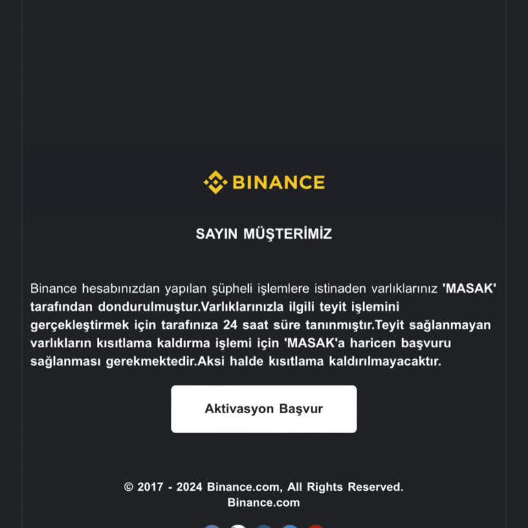 Toptalent.co Aracılığı İle MASAK Hesabına El Koydu Maili Aldım