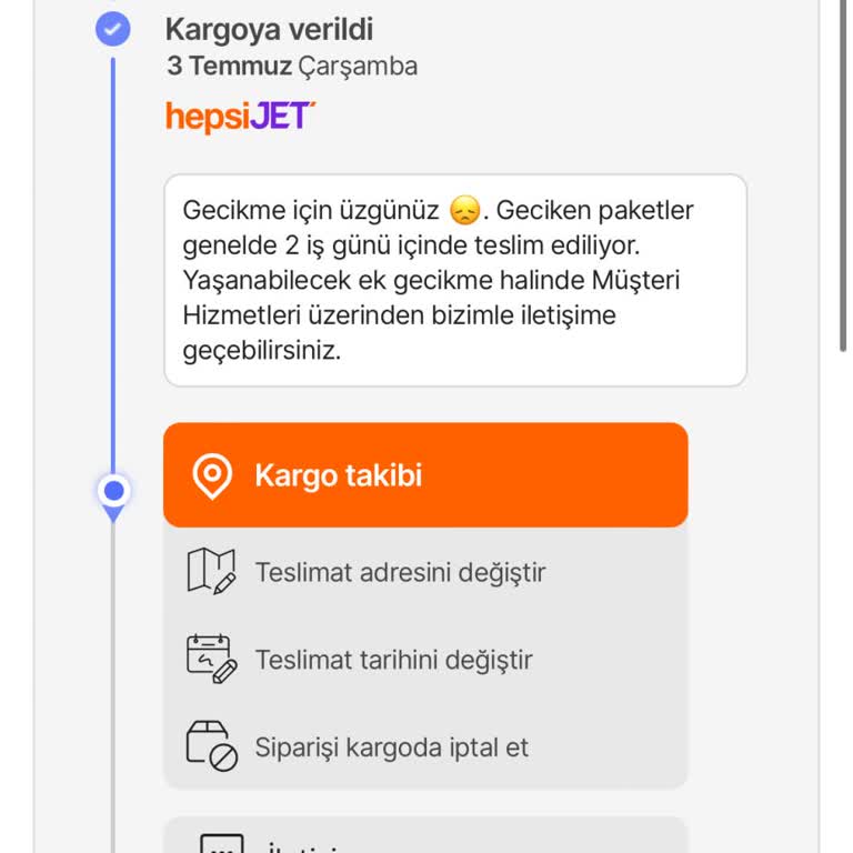 Hepsiburada'dan Aldığım Ürün Gelmedi