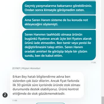 Amazon Müşteri Hizmetleri Bilinçli Olarak Yanlış Bilgi Verdi!