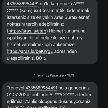 Aras Kargo Bozuk Kargo Bozuk Kargocu Bozuk İletişim