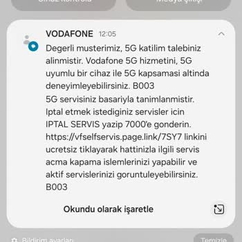 Vodafone Müşteri Temsilcisinin Yanlış Yönlendirmeye Çalışması