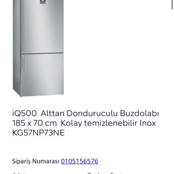 Siemens Ev Aletleri Simena Buzdolabı 2 El Gönderdi