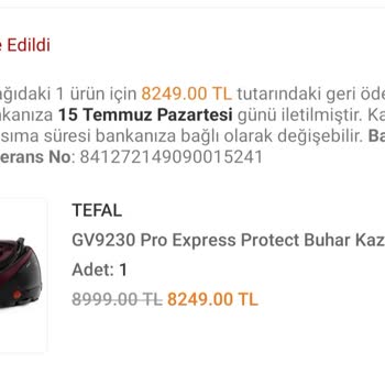 Tefal Ve Trendyol Müşteri Mağduriyetini Önceliği Yapıyor.