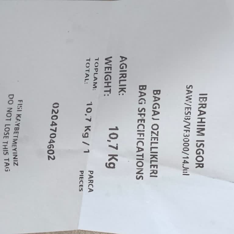 AJet (Anadolu Jet) Kayıp Bagaj Mağduriyeti