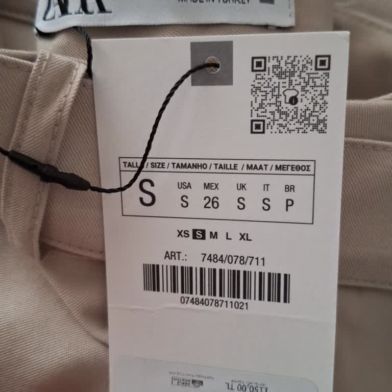 Zara Pantolondaki Bedenle Etiketteki Beden Uyumsuzluğu