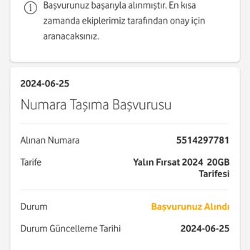 Vodafone Numara Taşıma Sıkıntısı!