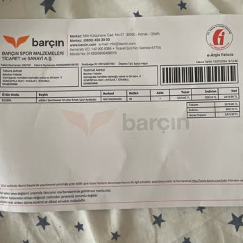 Defolu Ayakkabı Değişim İstiyorum Barçın