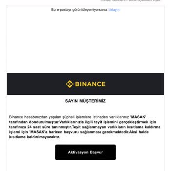 Binance MASAK Tarafından Kısıtlama