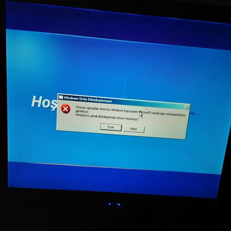Windows Xp Etkinleştirmeyi Zorla İstiyor