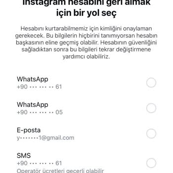 Instagram Hesabımda Yetkisiz Erişim Sorunu!