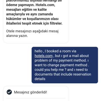 Hotels.com İptal Edilen Rezervasyonda Ücret İadesi Yapmıyor