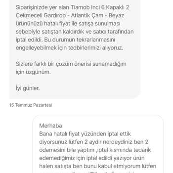 Tiamob Hepsiburada Siparişin Arkasında Durmadı