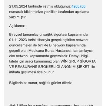 Anadolu Sigorta Win Grup Platinum Şube Şikayet