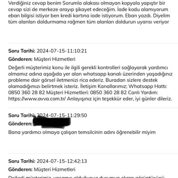 Avva İade Süreci Çok Zor!
