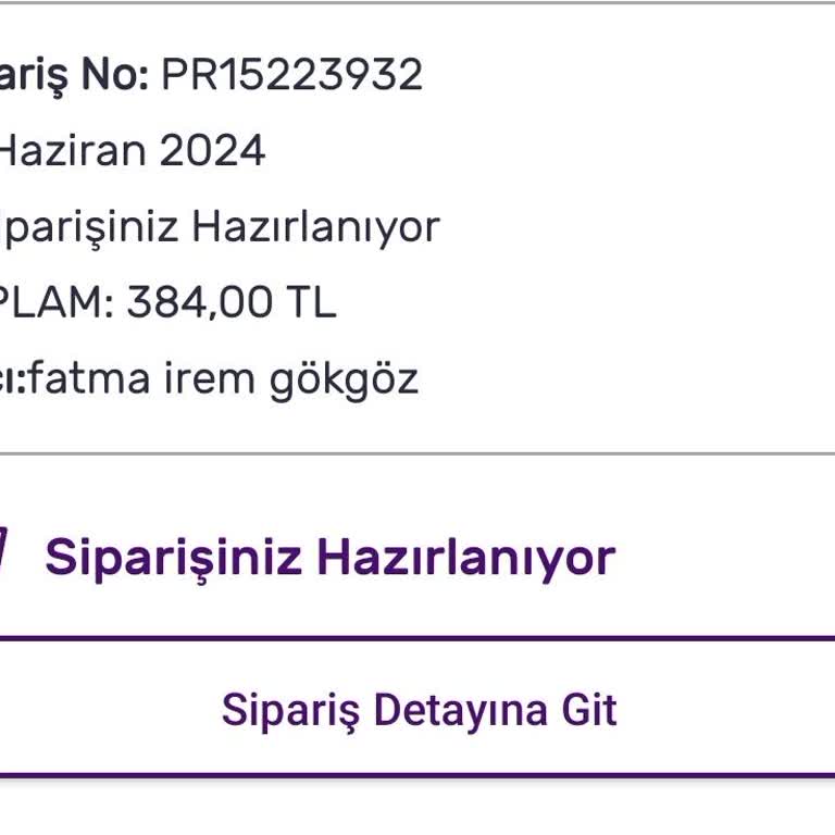 Gratis'ten 27 Haziranda Vermiş Olduğum Sipariş Hâlâ Hazırlanıyor