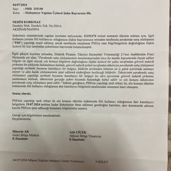 GDZ Elektrik Dağıtım Manisalı Gedik Elektrik Mağduru
