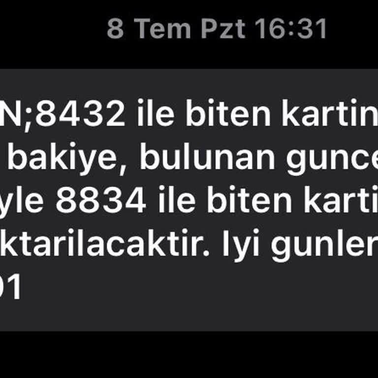 Ziraat Mobil Artı Bakiyenin Hesaba Aktarılmaması