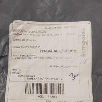 Moda Yakamoz Şikayet Var