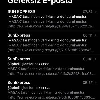 SunExpress Hava Yolları 'MASAK' Tarafından Varlığım Donduruldu Mu? Ne Demek Oluyor?