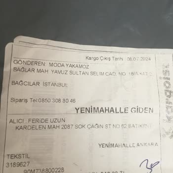 Moda Yakamoz Şikayet Var