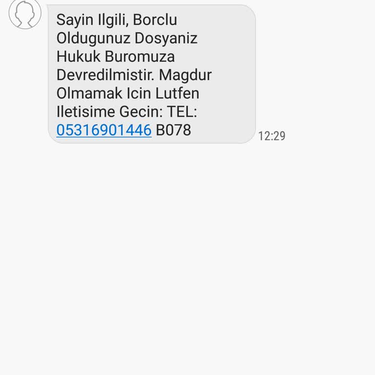 Tayfunsnbl (SMS) Günlük Gelen Tehdit Mesajları Ve Haksız Para Talepleri