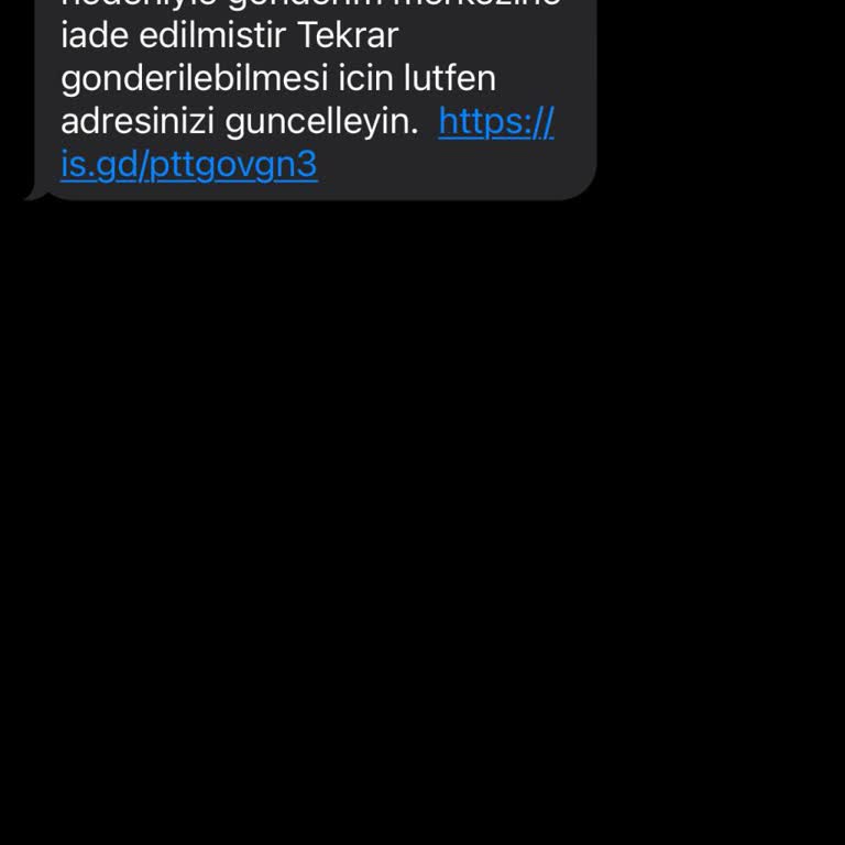 E-ticaret Marka Taklidiyle Dolandırıcılık Sipariş Sonrası Şüpheli SMS