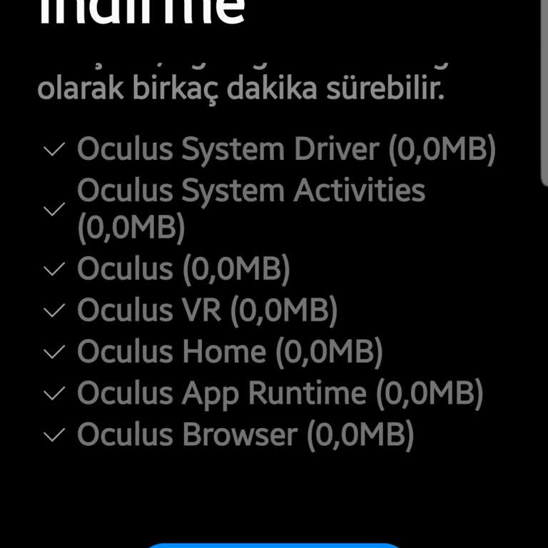 Oculus Samsung VR Güncelleme Sorunu
