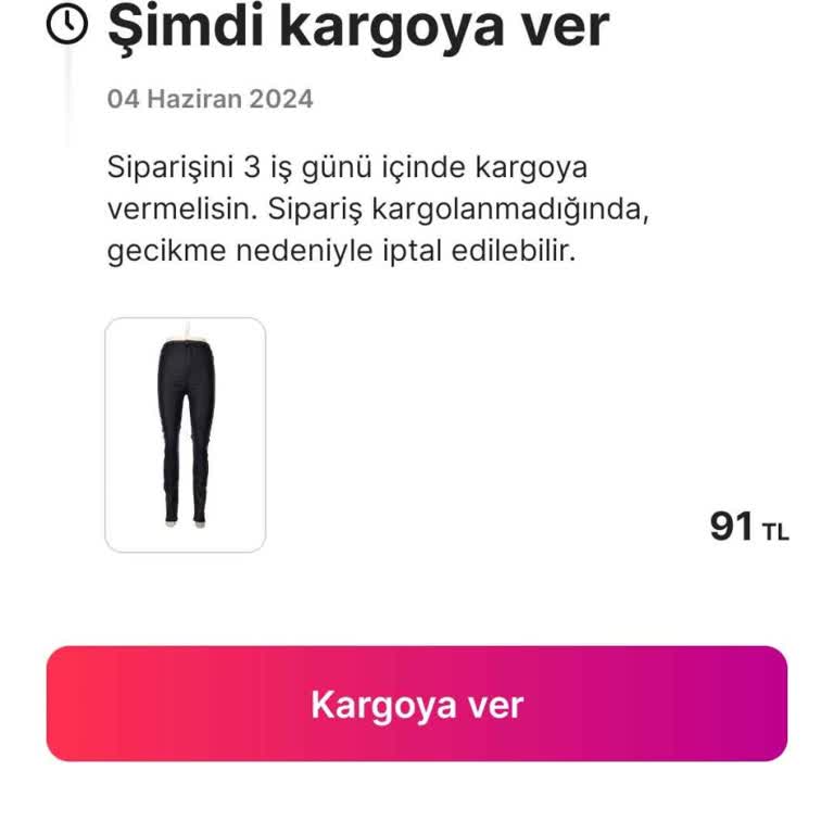 Gardrops Premium Ürünlerimin Kargolanmaması