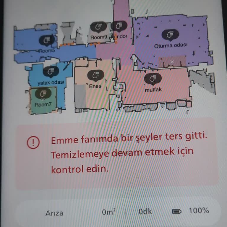PHILIPS Ev Aletleri Robot Süpürge Sensör Hatası Veriyor.