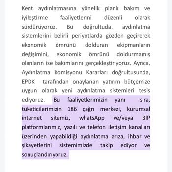 GDZ Elektrik Dağıtım Sokak Aydınlatmaları Arızası