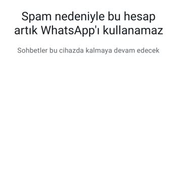 WhatsApp Spam Altında