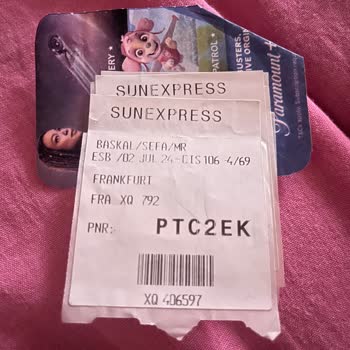 SunExpress Hava Yolları Ankara'da Unutulan Bavul Ve Frankfurt'a Ulaşmayan Eşyalarım