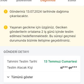 Trendyol Express Sipariş Teslimatını Erteliyor.