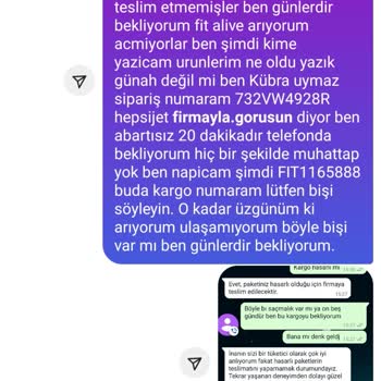 Fit & Alive E**** Ö***** Markasından Aldım Pişman Oldum!